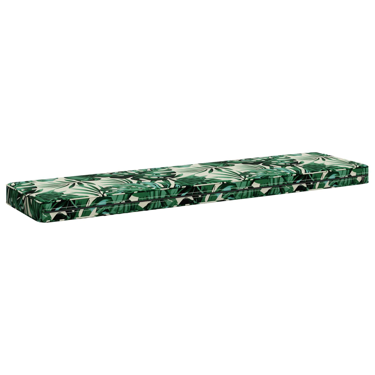 vidaXL 2-Piece Bench Cushions VUGHT 2 pcs 100% Polyester Leaf Pattern 6