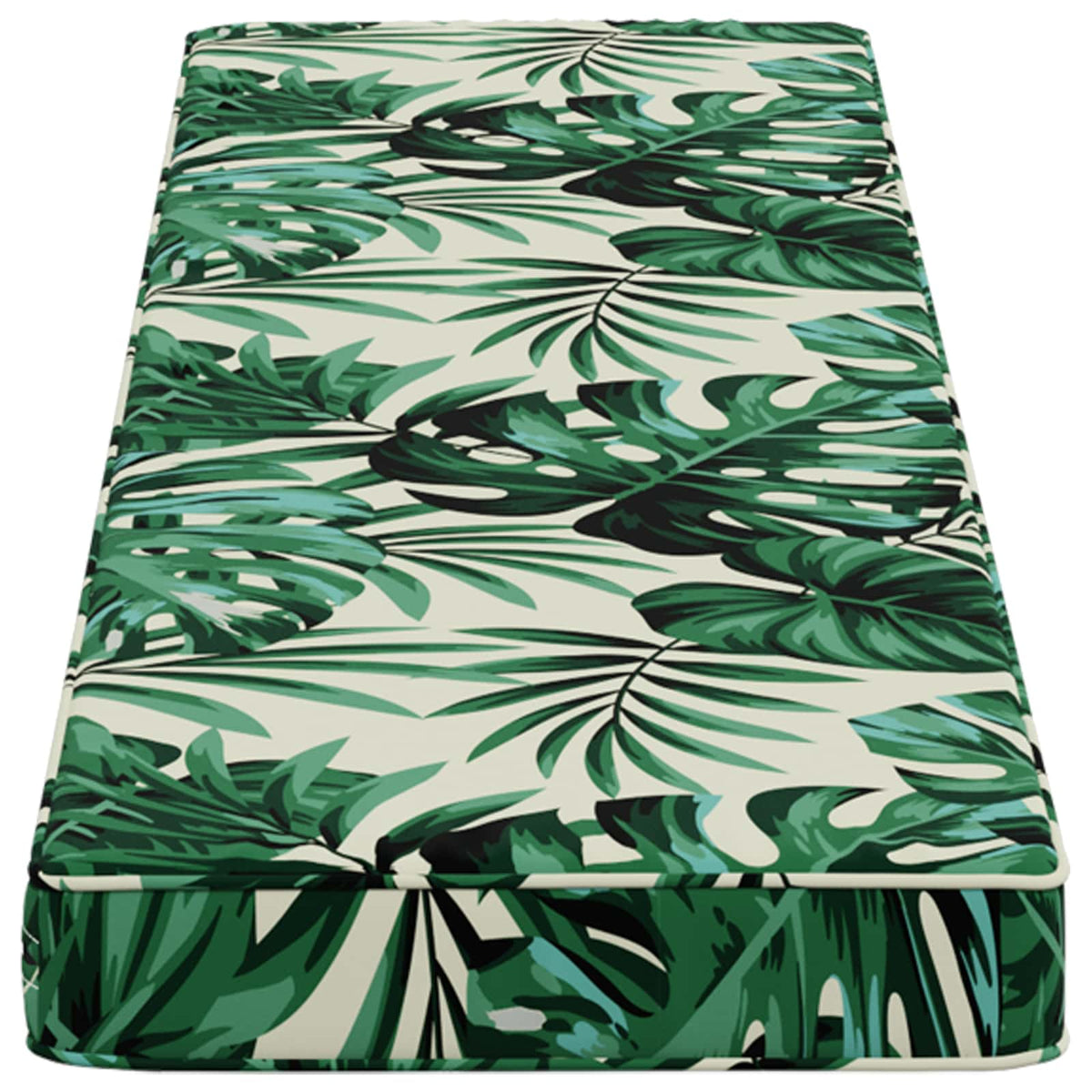 vidaXL 2-Piece Bench Cushions VUGHT 2 pcs 100% Polyester Leaf Pattern 5