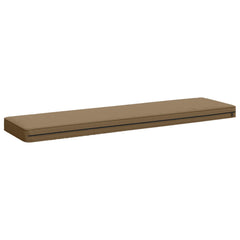 vidaXL 2-Piece Bench Cushions VUGHT 2 pcs 100% Polyester Taupe 6