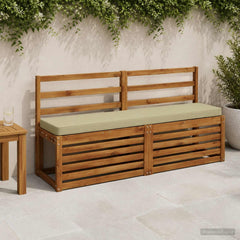 2-Piece Bench Cushions VUGHT 2 pcs 100% Polyester Light Green 1