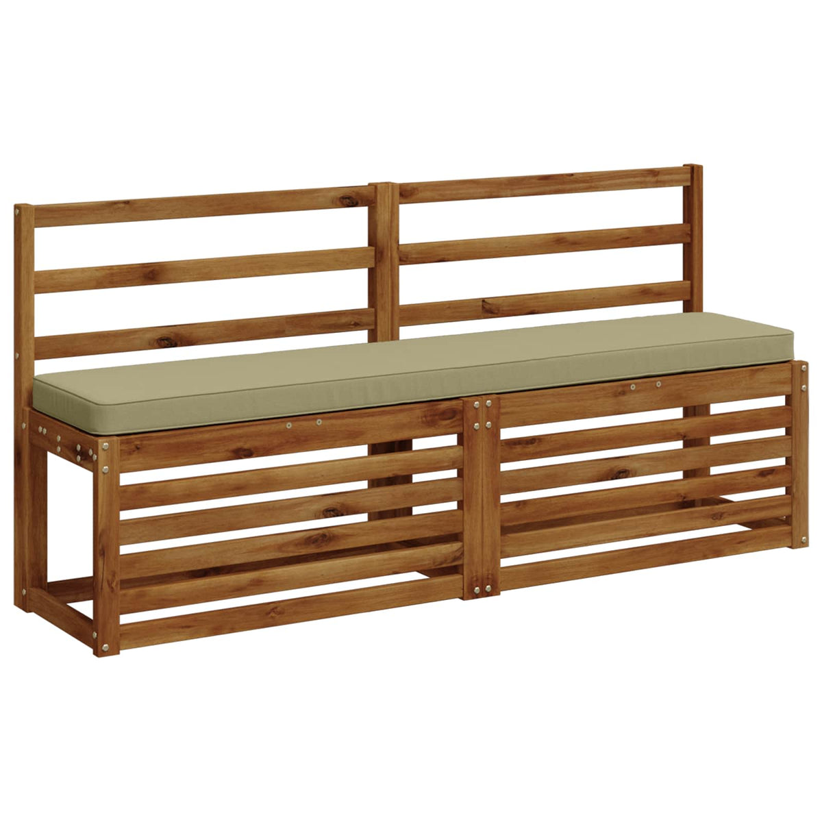2-Piece Bench Cushions VUGHT 2 pcs 100% Polyester Light Green 3
