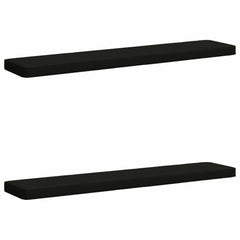 vidaXL 2-Piece Bench Cushions VUGHT 2 pcs 100% Polyester Black 2