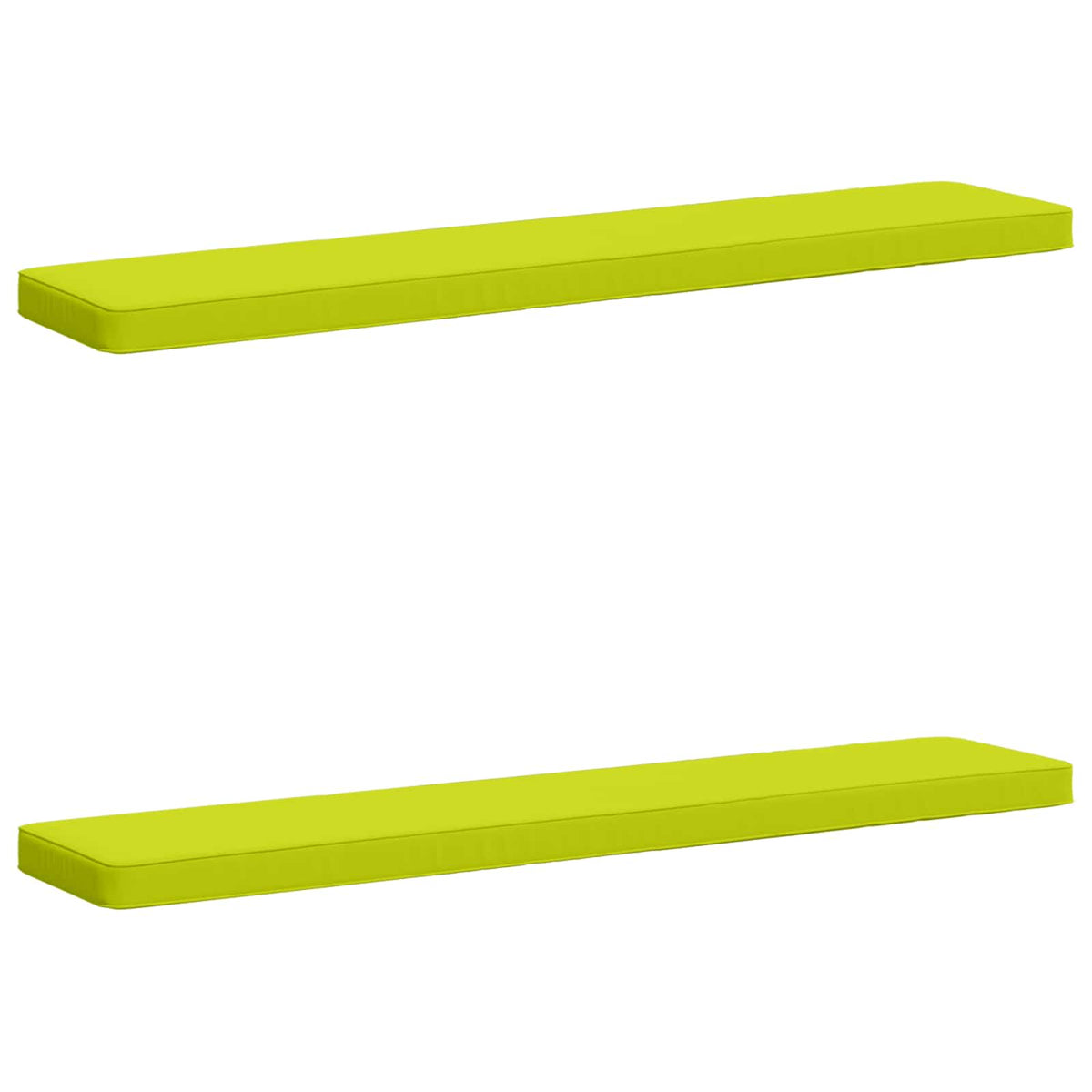 2-Piece Bench Cushions VUGHT 2 pcs 100% Polyester Bright Green 2