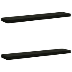 2-Piece Bench Cushions VUGHT 2 pcs 100% Polyester Black 2