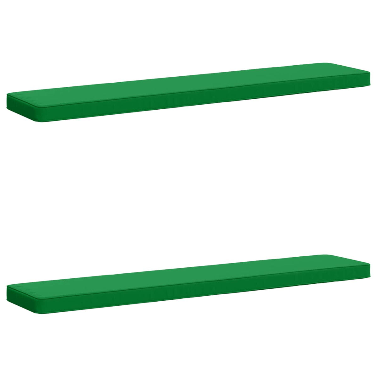 2-Piece Bench Cushions VUGHT 2 pcs 100% Polyester Green 2