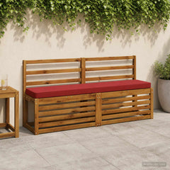 2-Piece Bench Cushions VUGHT 2 pcs 100% Polyester Wine Red 1