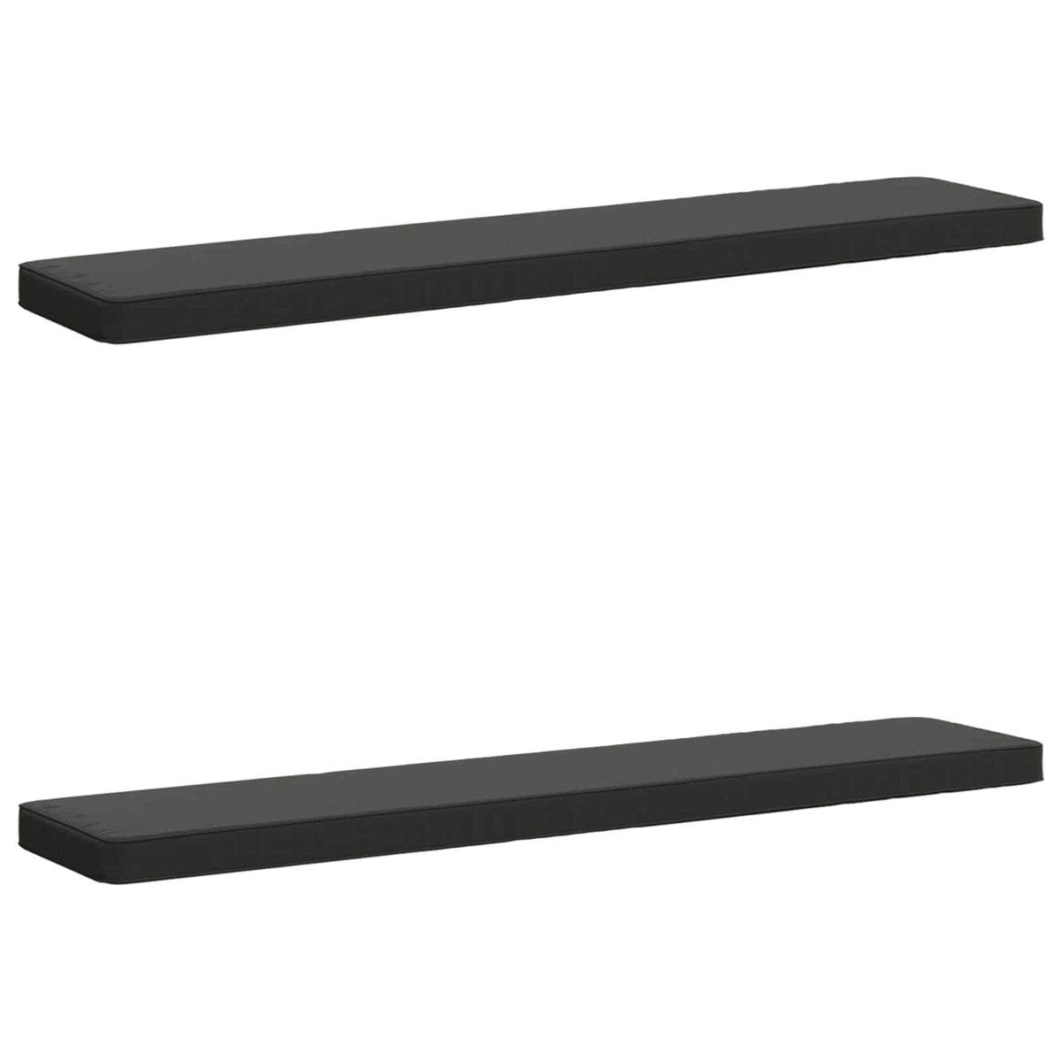 2-Piece Bench Cushions VUGHT 2 pcs 100% Polyester Anthracite 2