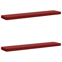 2-Piece Bench Cushions VUGHT 2 pcs 100% Polyester Wine Red 2