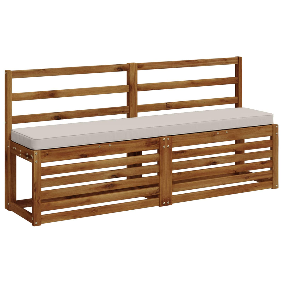 2-Piece Bench Cushions VUGHT 2 pcs 100% Polyester White 3