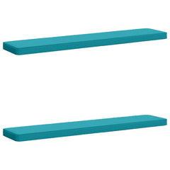 2-Piece Bench Cushions VUGHT 2 pcs 100% Polyester Turquoise 2