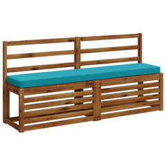 2-Piece Bench Cushions VUGHT 2 pcs 100% Polyester Turquoise 3