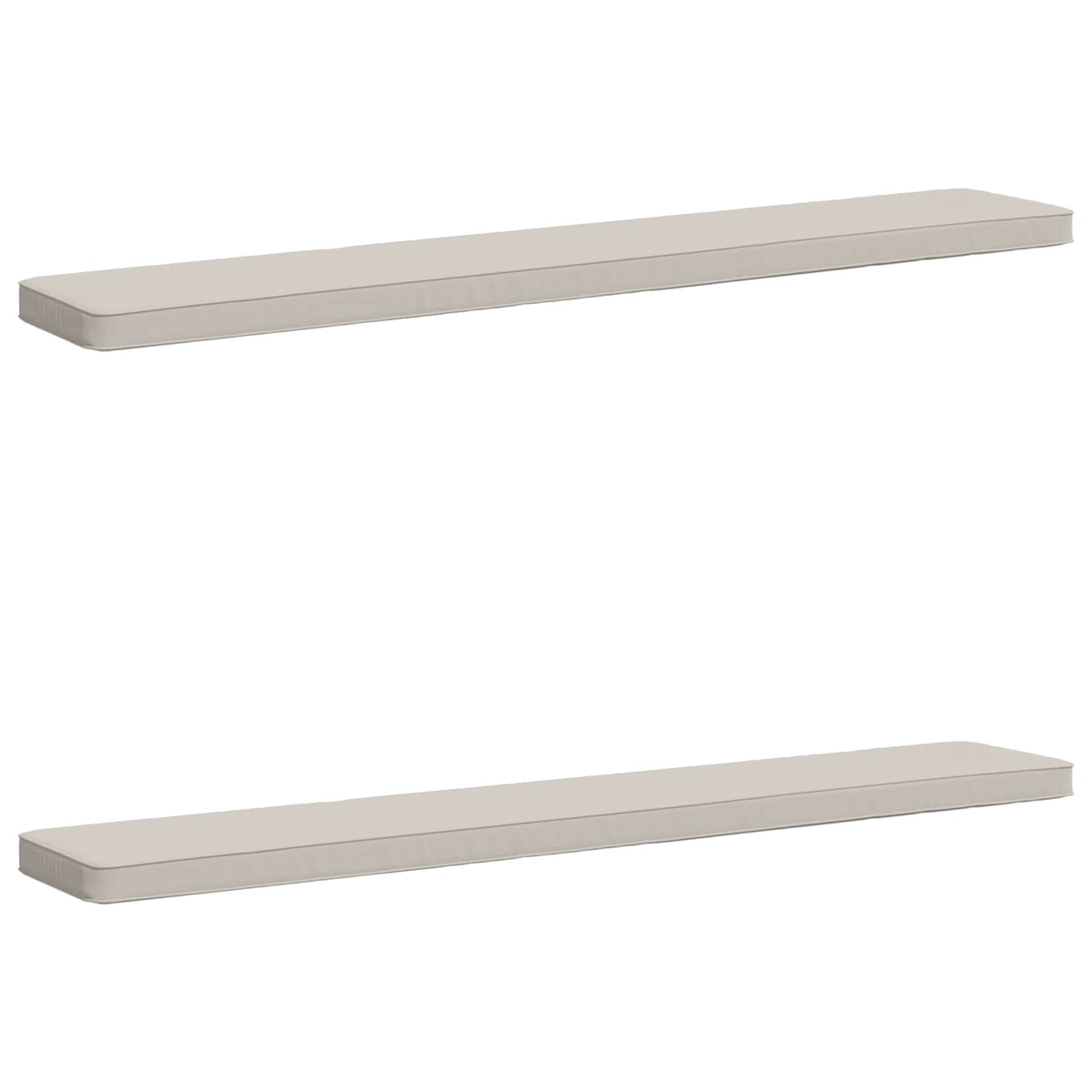 2-Piece Bench Cushions VUGHT 2 pcs 100% Polyester White 2