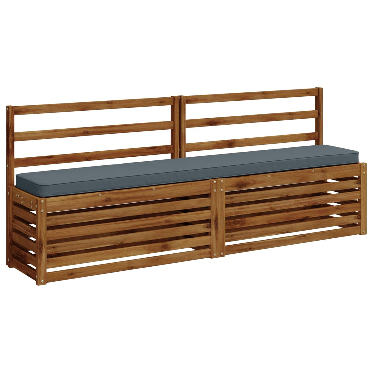 2-Piece Bench Cushions VUGHT 2 pcs 100% Polyester Blue 3
