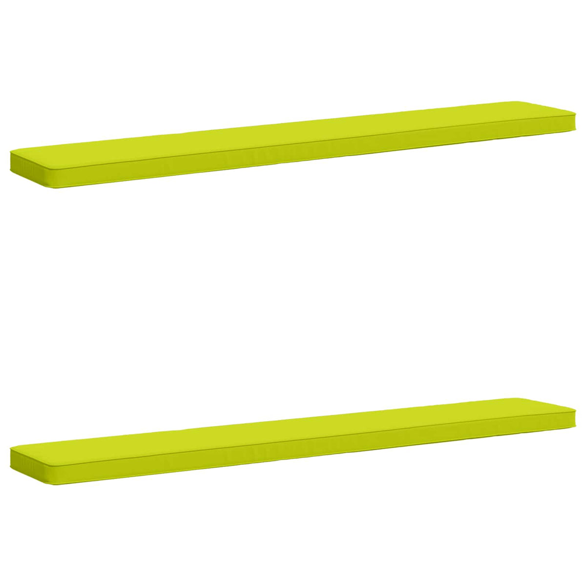 2-Piece Bench Cushions VUGHT 2 pcs 100% Polyester Bright Green 2