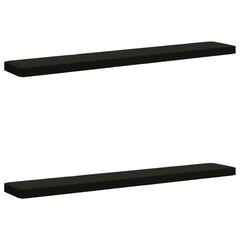 vidaXL 2-Piece Bench Cushions VUGHT 2 pcs 100% Polyester Black 2