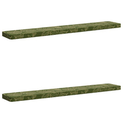 2-Piece Bench Cushions VUGHT 2 pcs 100% Polyester Leaf Design 2