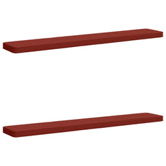 vidaXL 2-Piece Bench Cushions VUGHT 2 pcs 100% Polyester Red 2