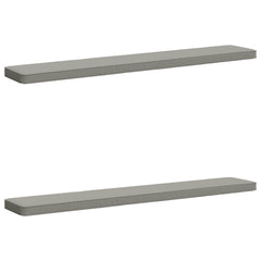 2-Piece Bench Cushions VUGHT 2 pcs 100% Polyester Grey 2