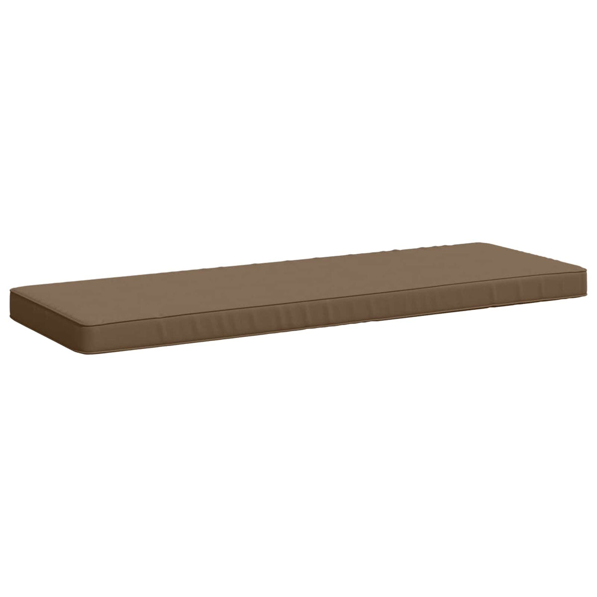 vidaXL 2-Piece Bench Cushions VUGHT 2 pcs 100% Polyester Taupe 4