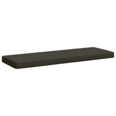vidaXL 2-Piece Bench Cushions VUGHT 2 pcs 100% Polyester Anthracite 4