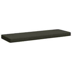 vidaXL 2-Piece Bench Cushions VUGHT 2 pcs 100% Polyester Anthracite 6