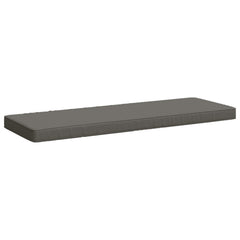 vidaXL 2-Piece Bench Cushions VUGHT 2 pcs 100% Polyester Grey 5
