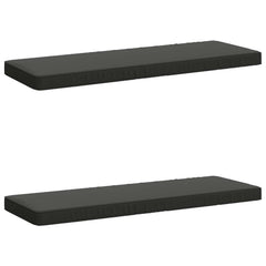 vidaXL 2-Piece Bench Cushions VUGHT 2 pcs 100% Polyester Anthracite 2
