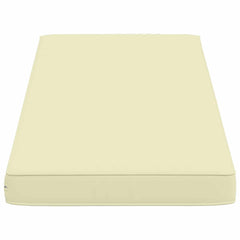 vidaXL 2-Piece Bench Cushions VUGHT 2 pcs 100% Polyester Cream 5