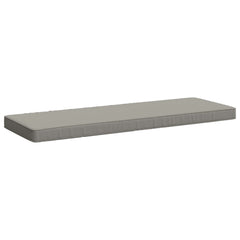 vidaXL 2-Piece Bench Cushions VUGHT 2 pcs 100% Polyester Grey 6