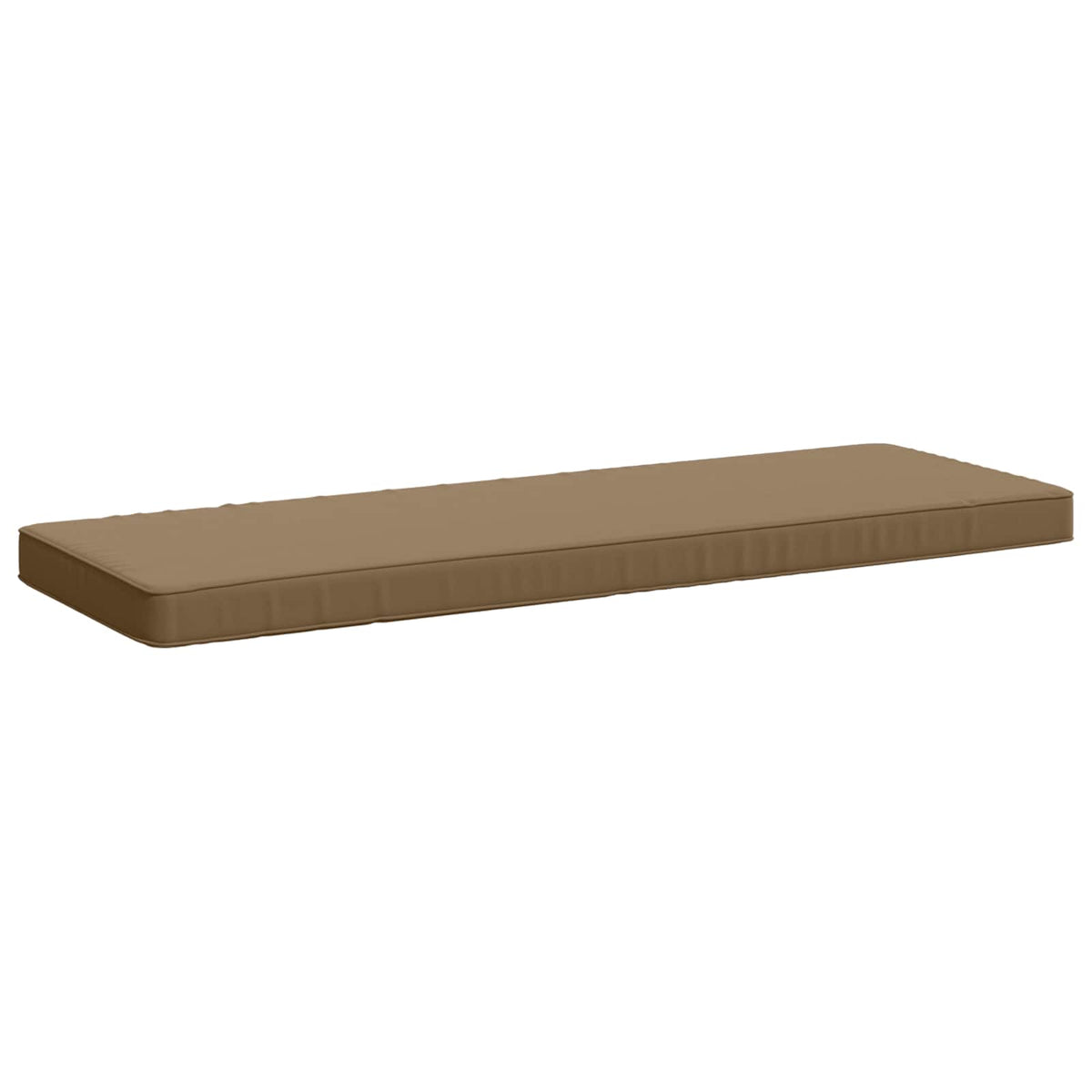 vidaXL 2-Piece Bench Cushions VUGHT 2 pcs 100% Polyester Taupe 6