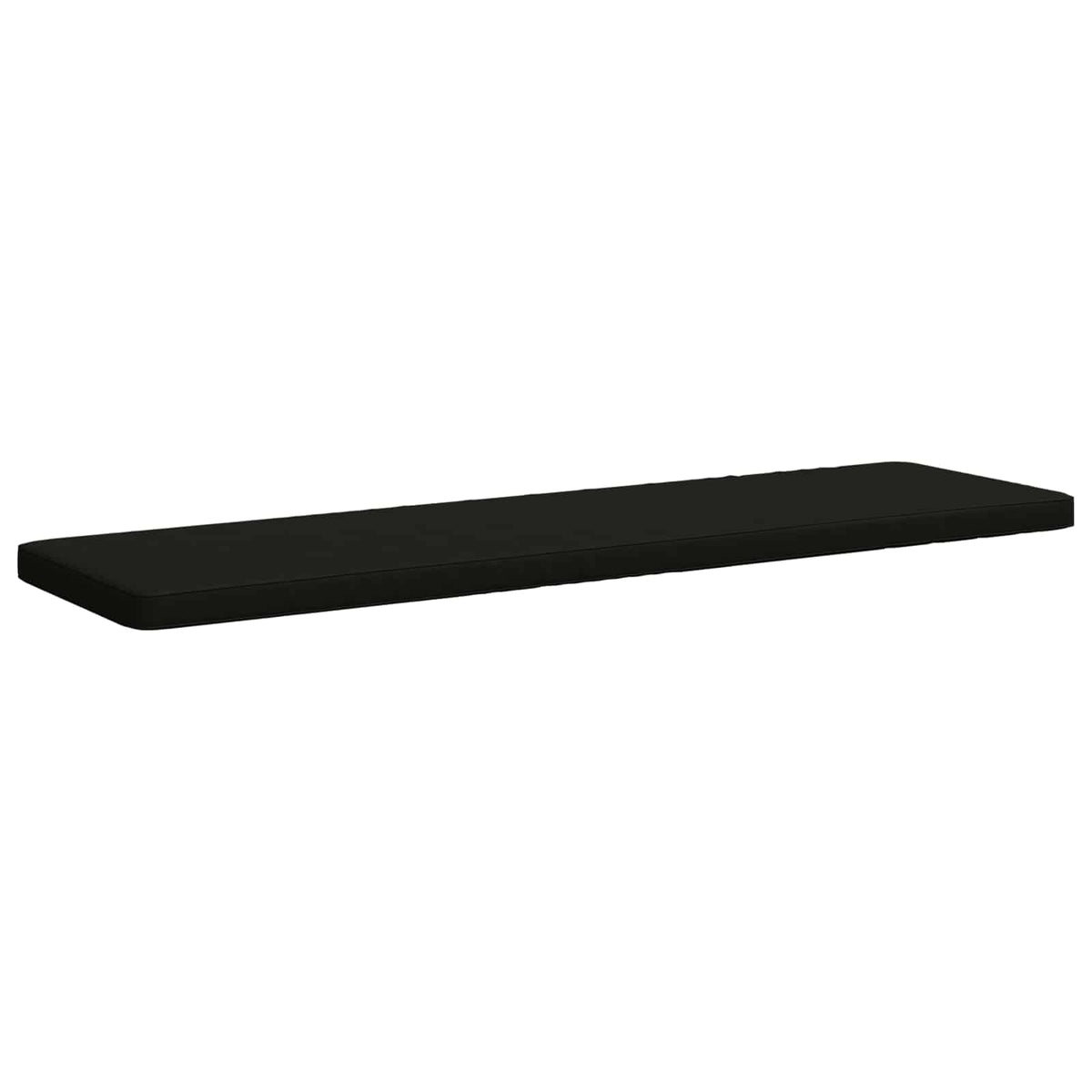 vidaXL 1-Piece Bench Cushion VUGHT 100% Polyester Black 2