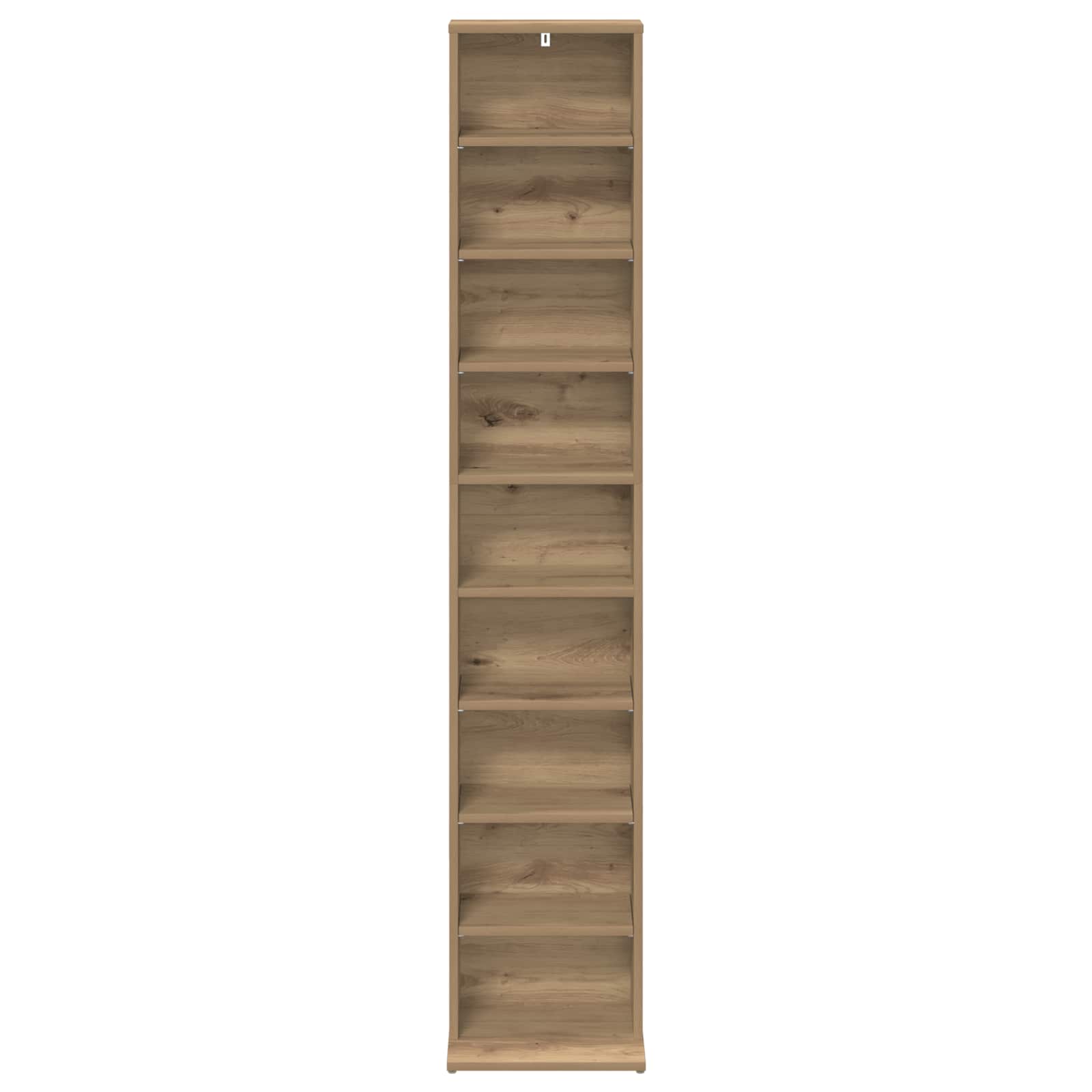 vidaXL CD Cabinet Artisan Oak 33 x 23.5 x 175 cm Engineered Wood 4