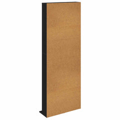vidaXL CD Cabinet Black Oak 65 x 23.5 x 175 cm Engineered Wood 6
