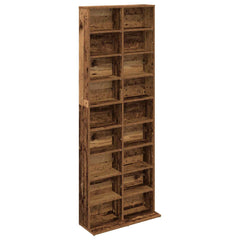 vidaXL CD Cabinet Old Wood 65 x 23.5 x 175 cm Engineered Wood 2