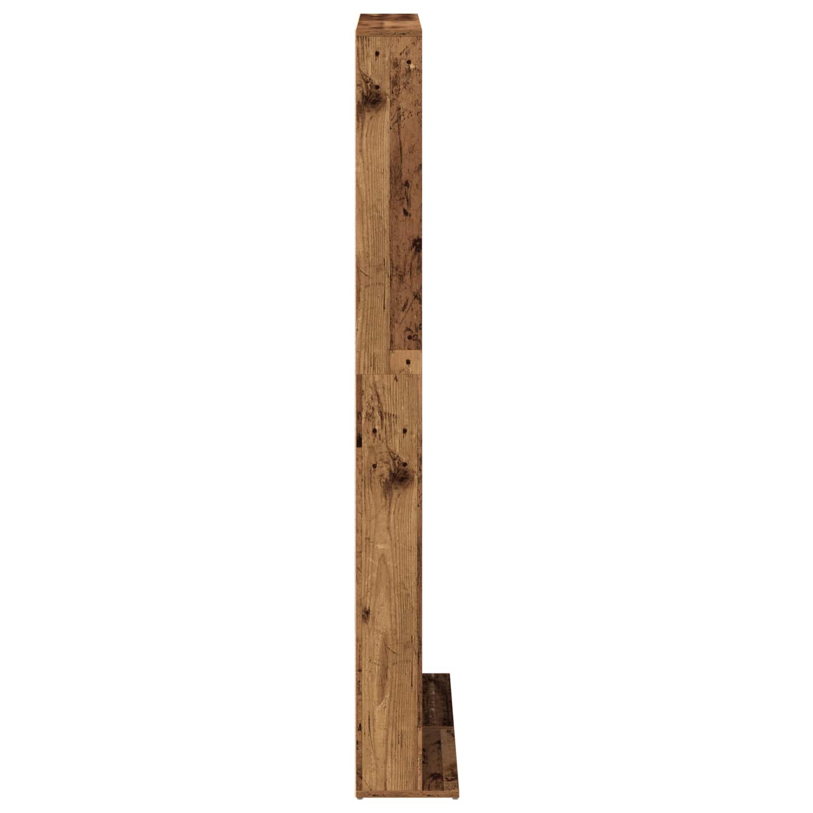 vidaXL CD Cabinet Old Wood 65 x 23.5 x 175 cm Engineered Wood 5