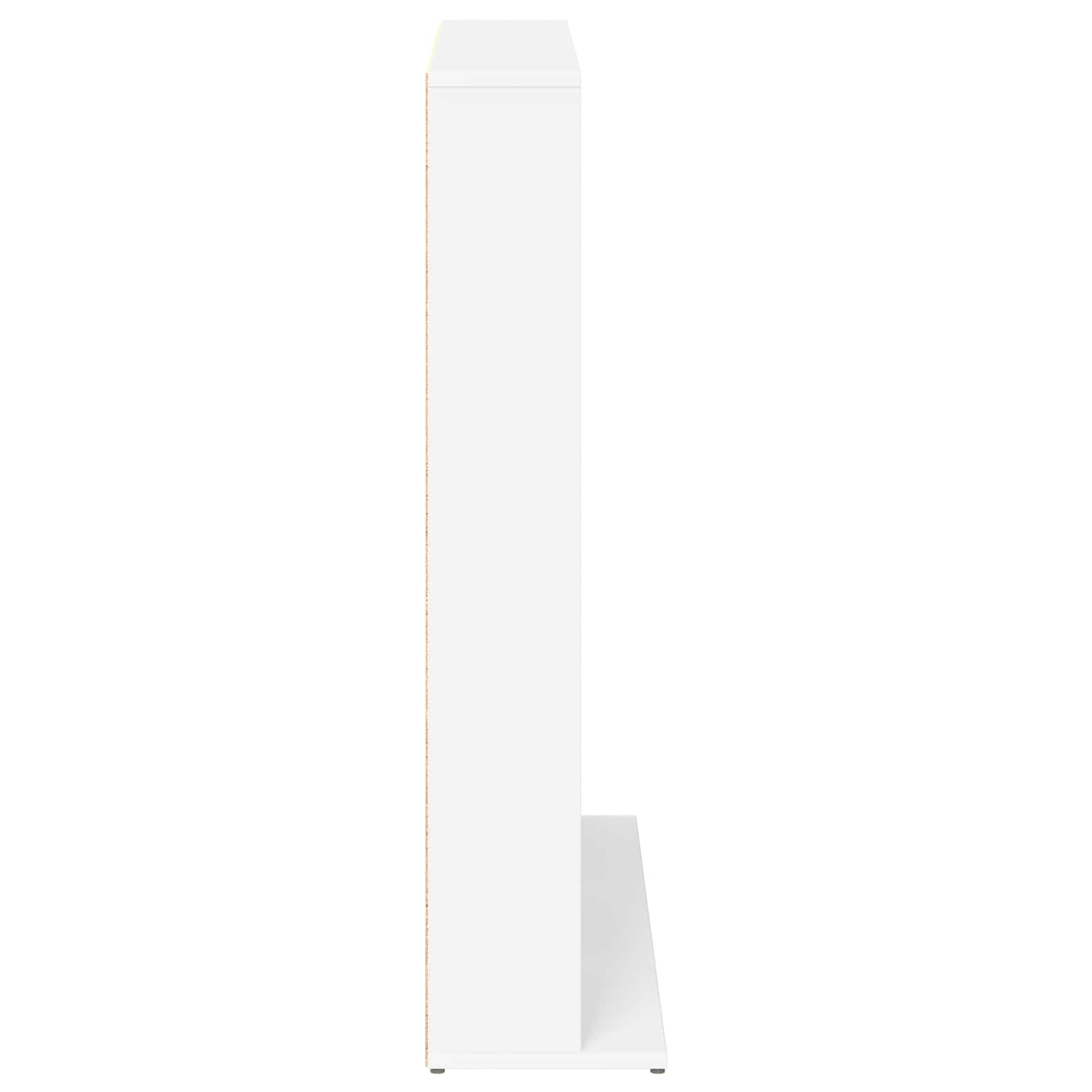 vidaXL CD Cabinet White 96 x 23.5 x 97.5 cm Engineered Wood 5