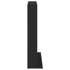 vidaXL CD Cabinet Black Oak 96 x 23.5 x 97.5 cm Engineered Wood 5