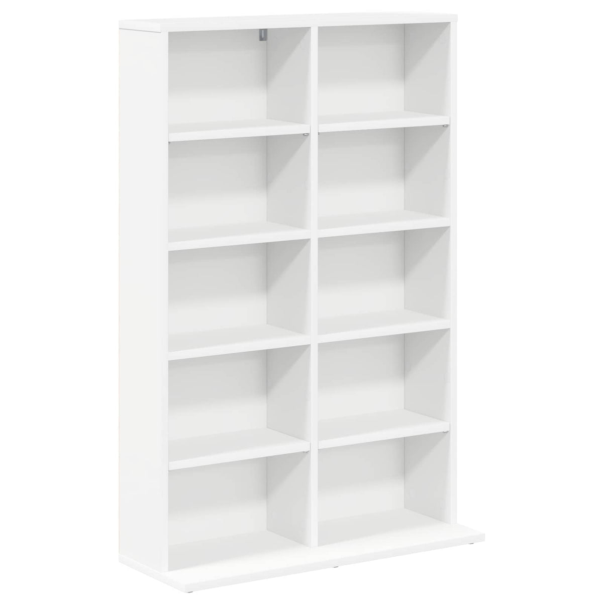 CD Cabinet 2 pcs White Engineered Wood, image 4