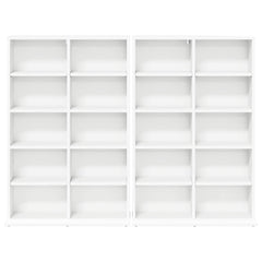 CD Cabinet 2 pcs White Engineered Wood, image 6