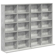 CD Cabinet 2 pcs Concrete Grey, image 2