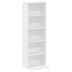 vidaXL CD Cabinet White 33 x 23.5 x 97.5 cm Engineered Wood 2