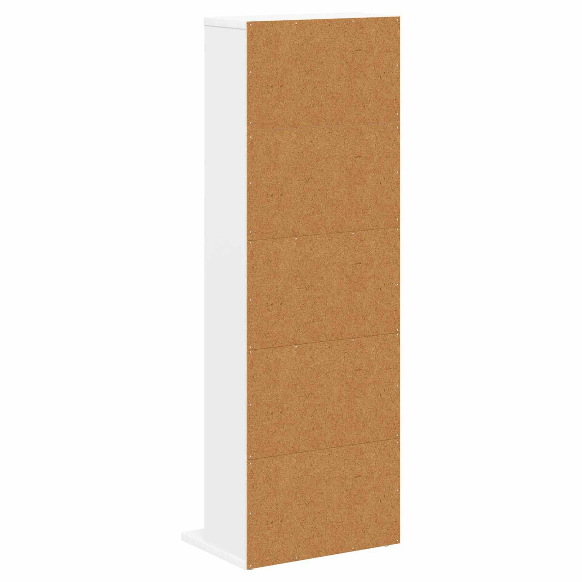 vidaXL CD Cabinet White 33 x 23.5 x 97.5 cm Engineered Wood 6