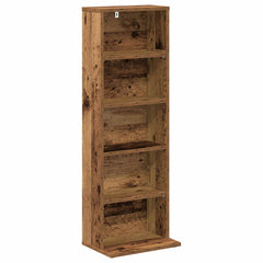 vidaXL CD Cabinet Oak Wood 33 x 23.5 x 97.5 cm Engineered Wood 2
