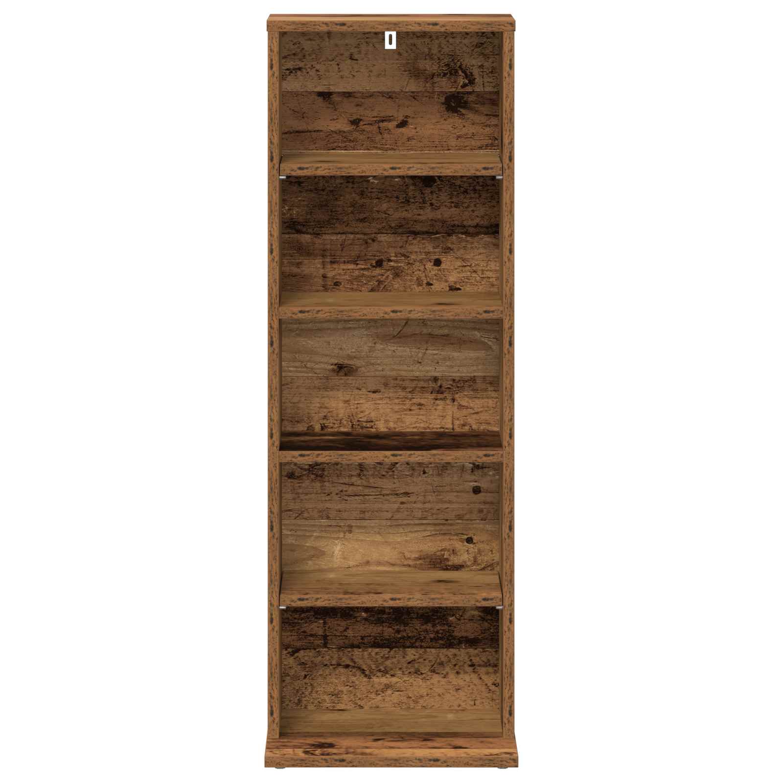vidaXL CD Cabinet Oak Wood 33 x 23.5 x 97.5 cm Engineered Wood 4