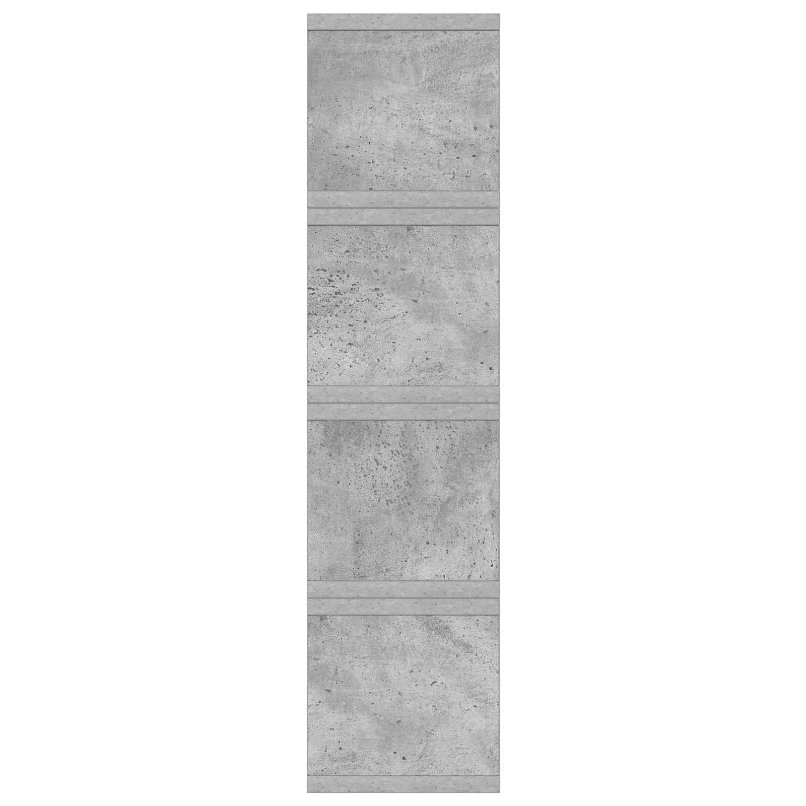 vidaXL CD Storage Rack 4 pcs Concrete Grey 40 x 17 x 17 cm 6