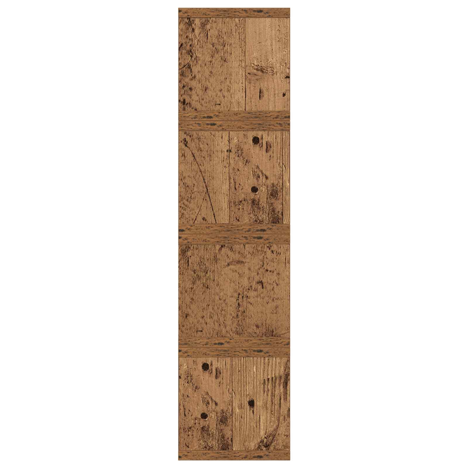 vidaXL CD Storage Rack 4 pcs Oak Wood 40 x 17 x 17 cm Engineered Wood 6