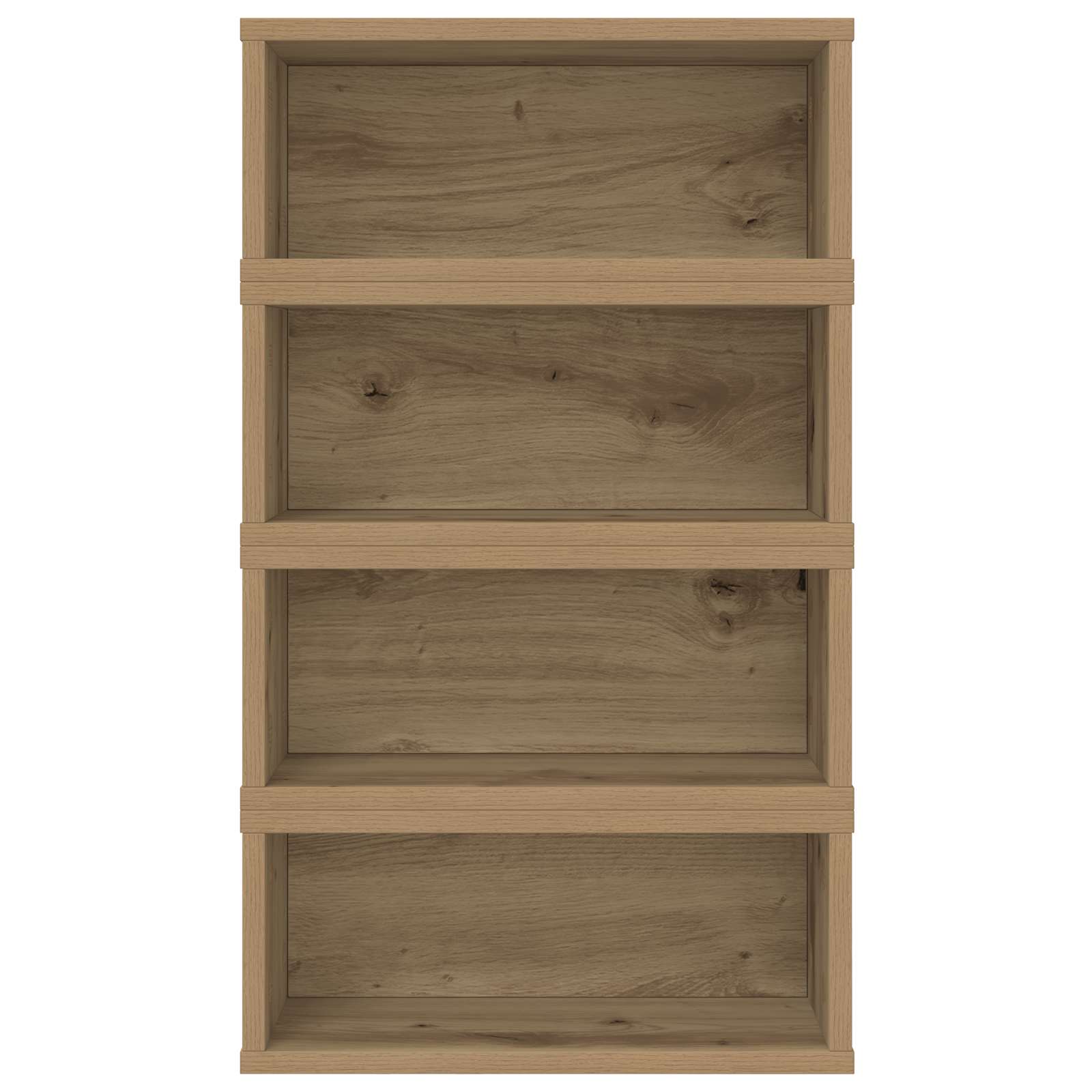 vidaXL CD Storage Rack 4 pcs Artisan Oak 40 x 17 x 17 cm 5