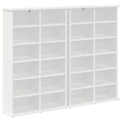 CD Cabinet 2 pcs White Engineered Wood, image 2
