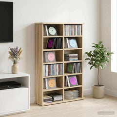 vidaXL CD Cabinet Engineered Wood 60 x 17 x 92 cm