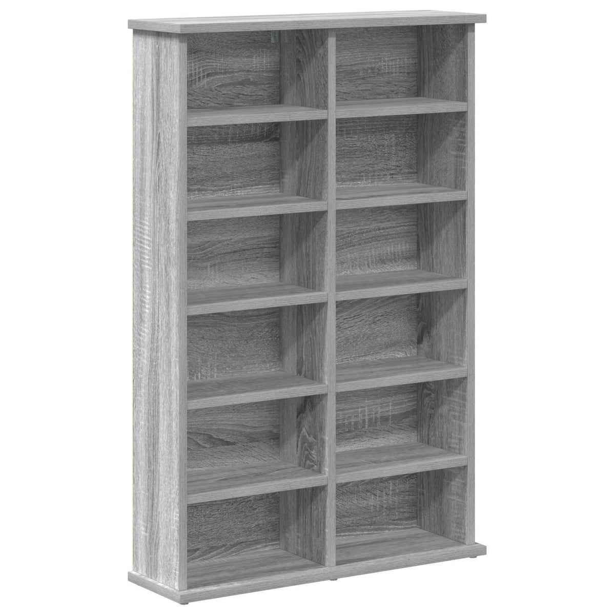 CD Cabinet 2 pcs Grey Sonoma Engineered Wood, image 4